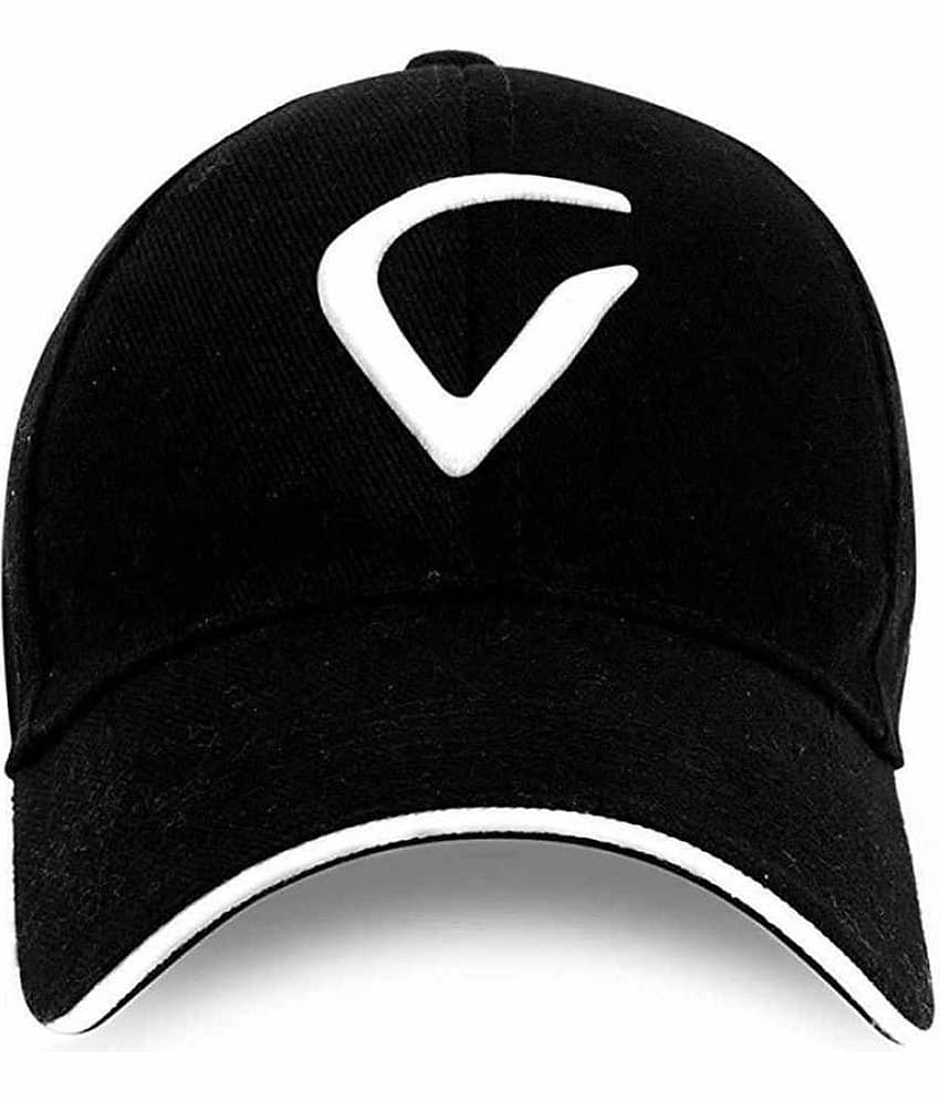 Bolax Pack of 1 Cotton Men's Cap ( Black ) view 2