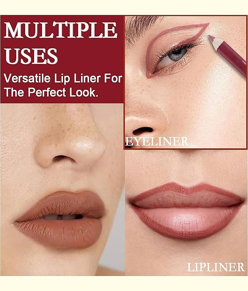 Adbeni Set of 12pc Matte Lip Liner Pencil Professional, Waterproof Multi 12 view 2