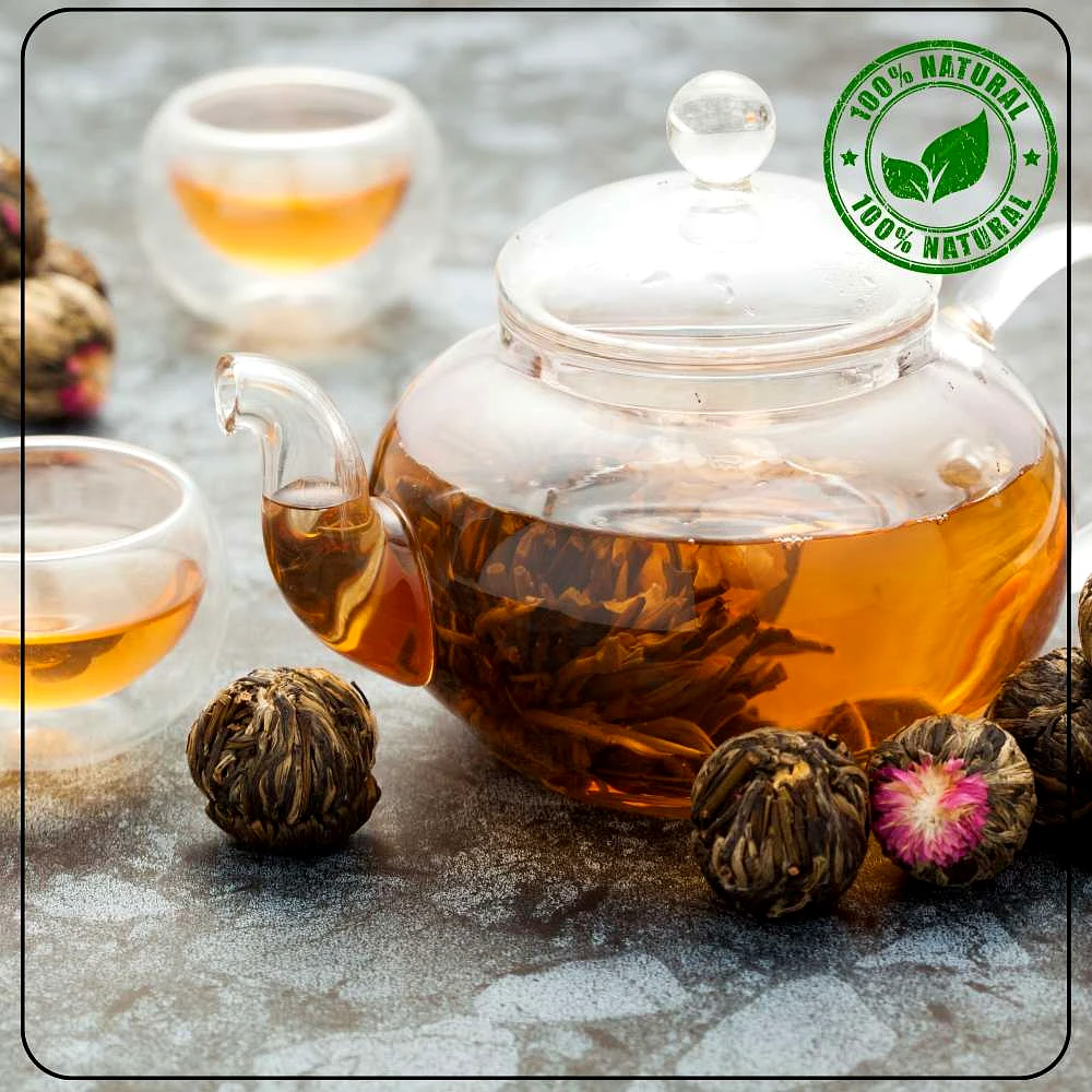 HORMONAL BALANCE Blooming Big Bud Tisane - A Tea That Blossoms, Balances & Delights (50 gm - Makes 25 Cups of Tea) by M/S RADHIKAS FINE TEAS AND WHATNOTS view 2