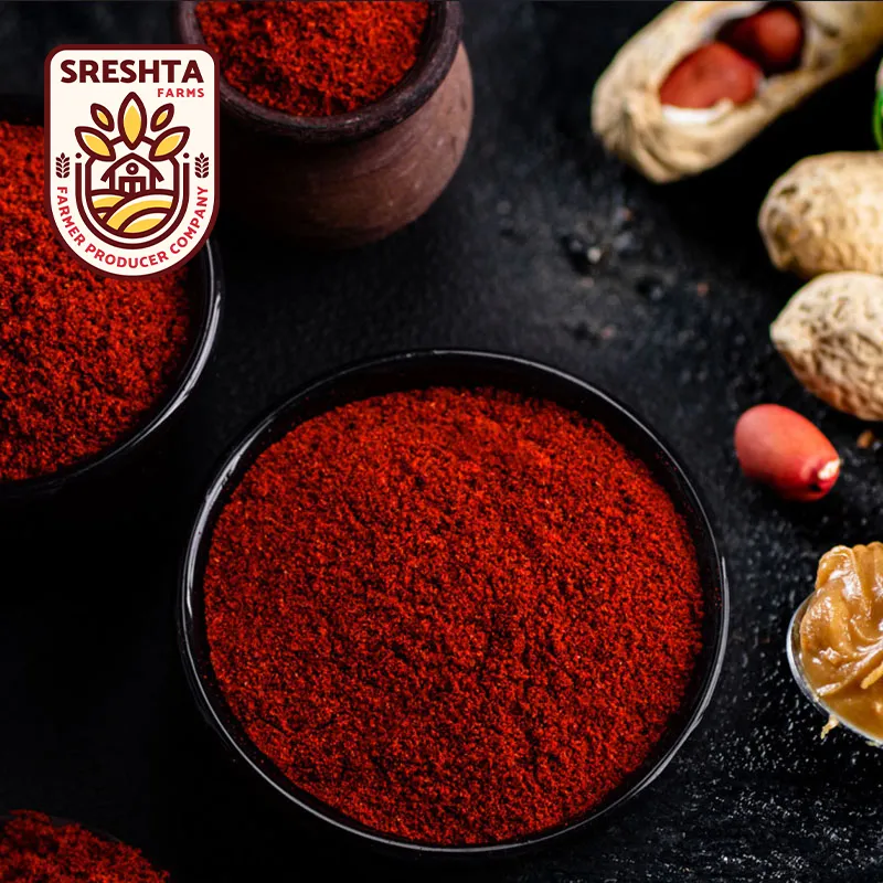 Sreshta Farms Andhra Style Spicy Peanut Chutney Powder view 2