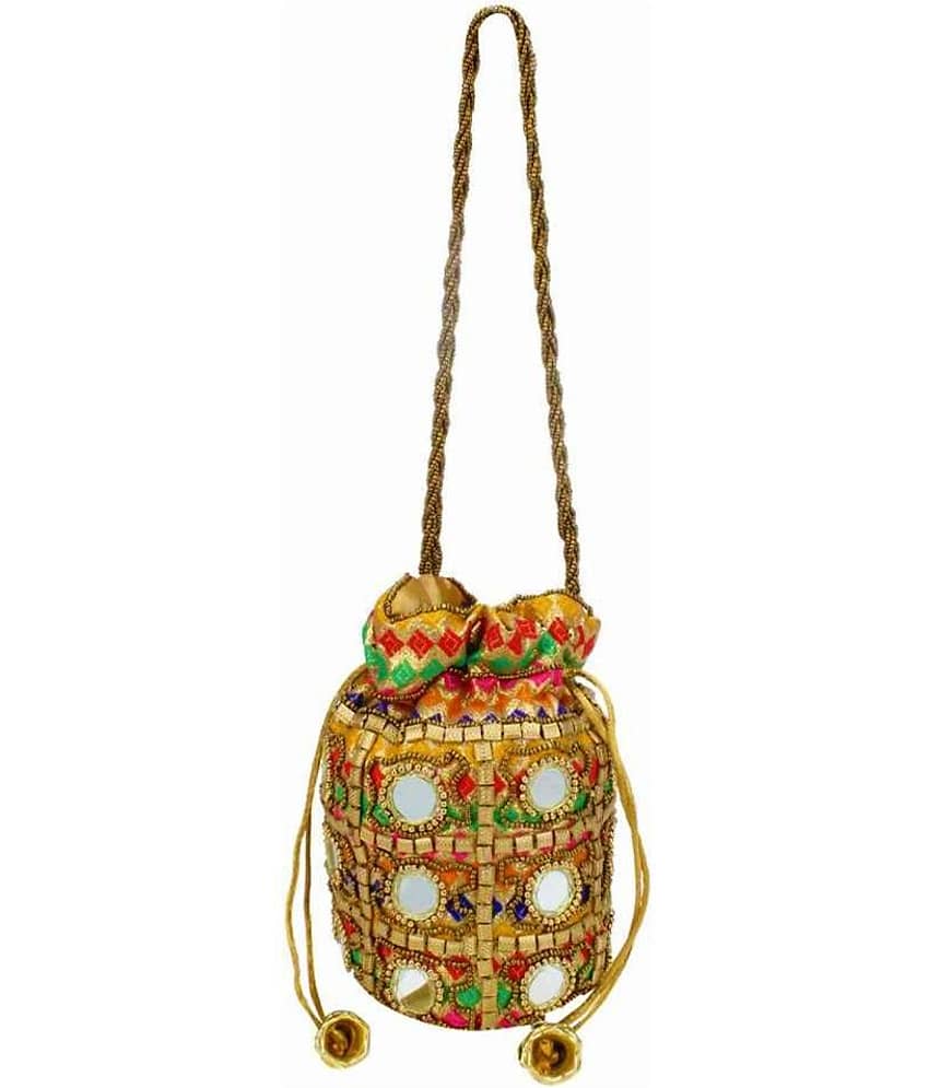 Bulbul Multi Silk Potli view 2