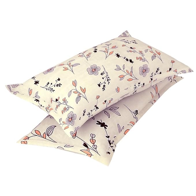 Quirky Home Classic Collection Single Bedsheet with Pillow Cover view 2
