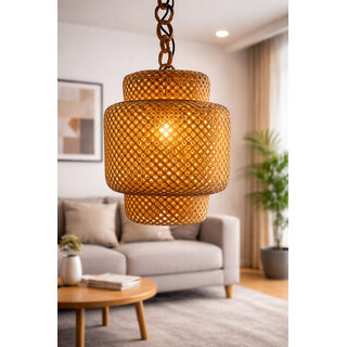 WEEBIZ Jullian24 Wall Lights, Ceiling Lights, Hanging Lights (Pendant Lights), Wall Lights Lamp Shade (Bamboo) view 2