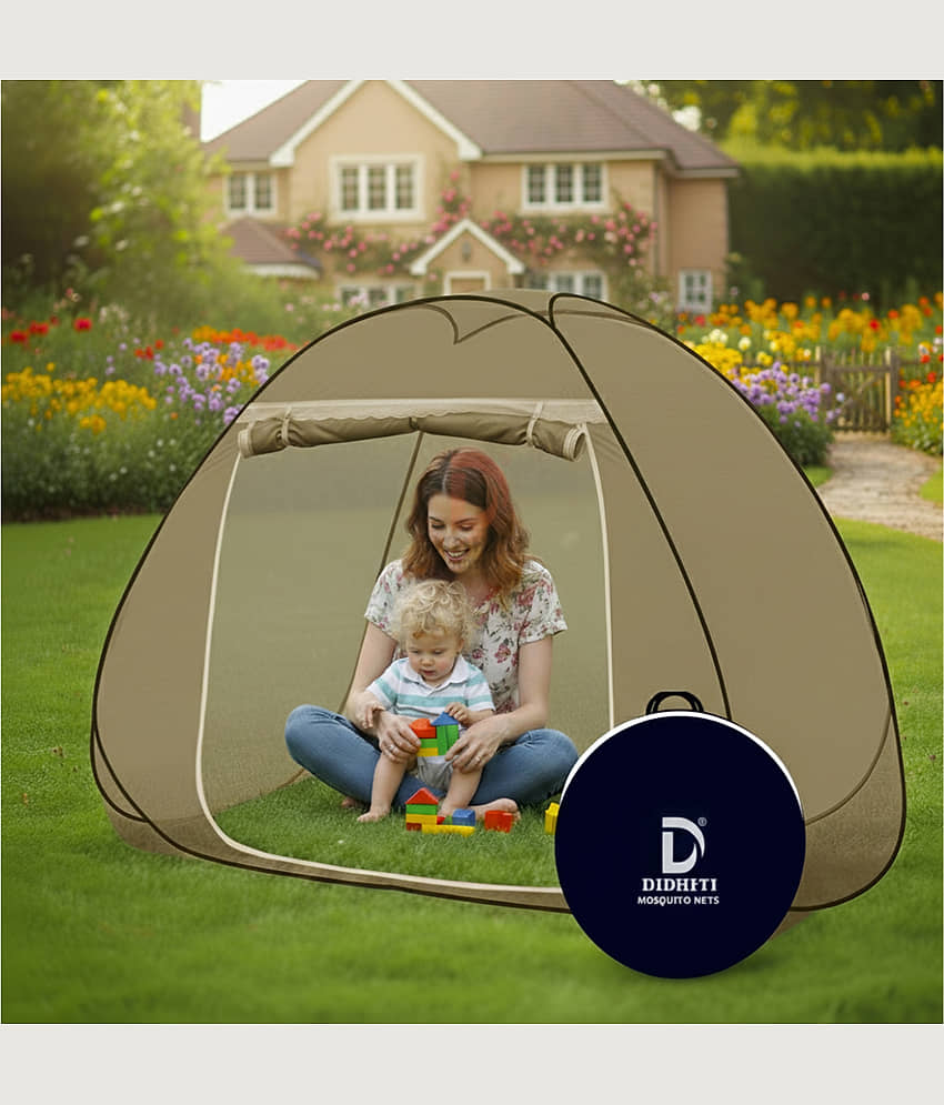 didhiti - Dark Blue Polycotton Foldable Mosquito Net ( Pack of 1 )