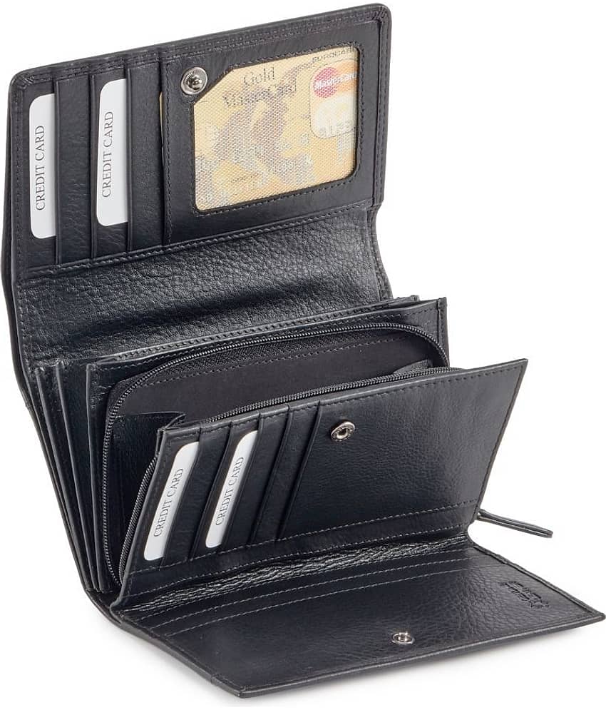 Calfnero Black Wallet view 2