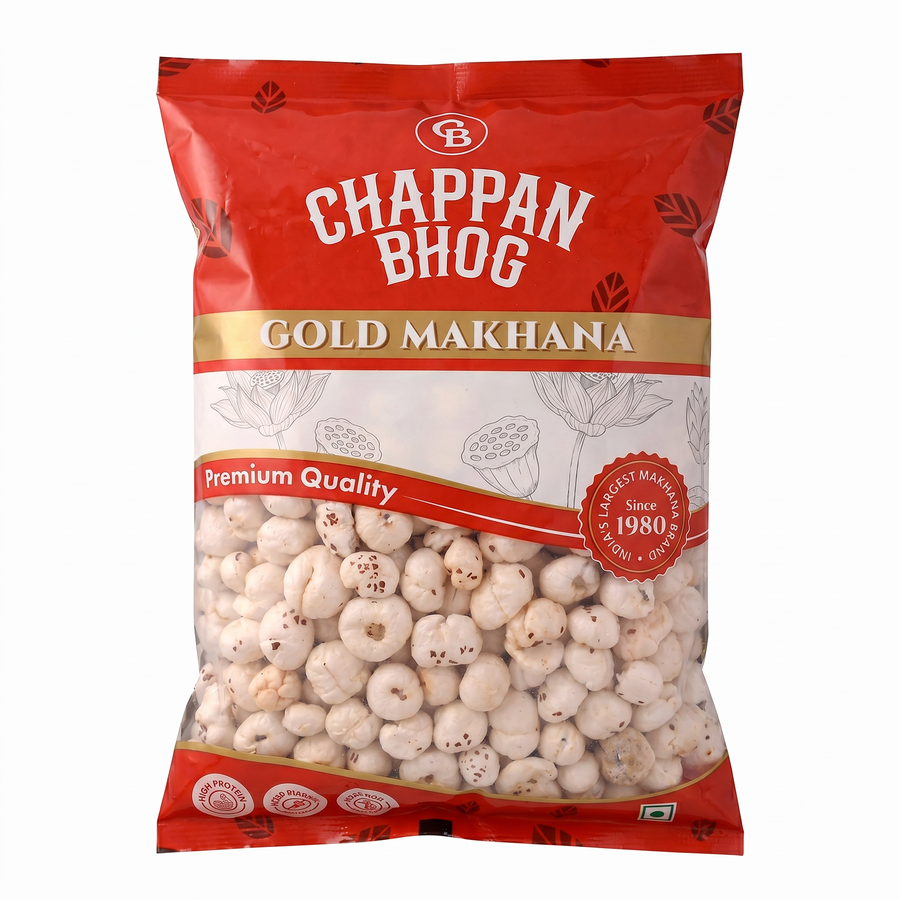 Chappan Bhog Gold Makhana - 250 gm - One plastic pouch