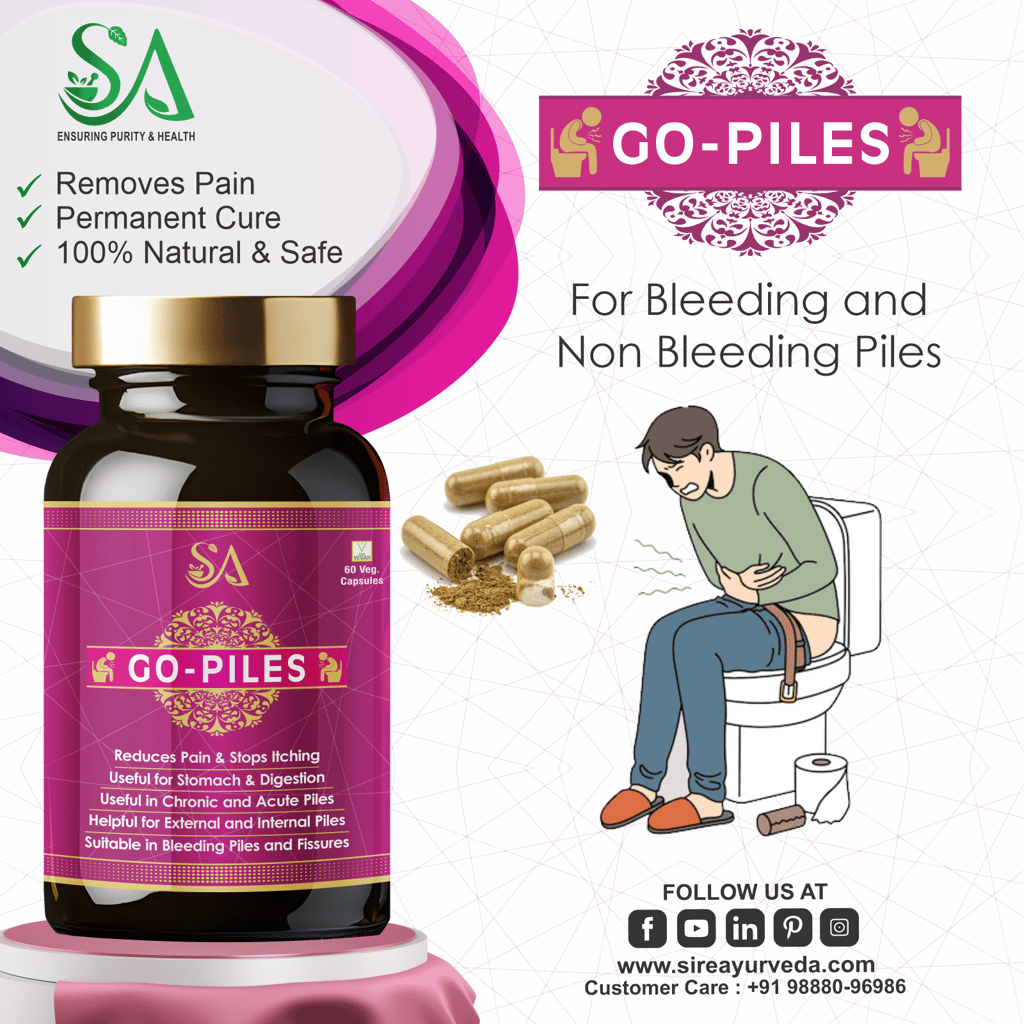 GO-PILES(Useful in chronic and acute piles, Suitable in bleeding piles and fissures) view 2