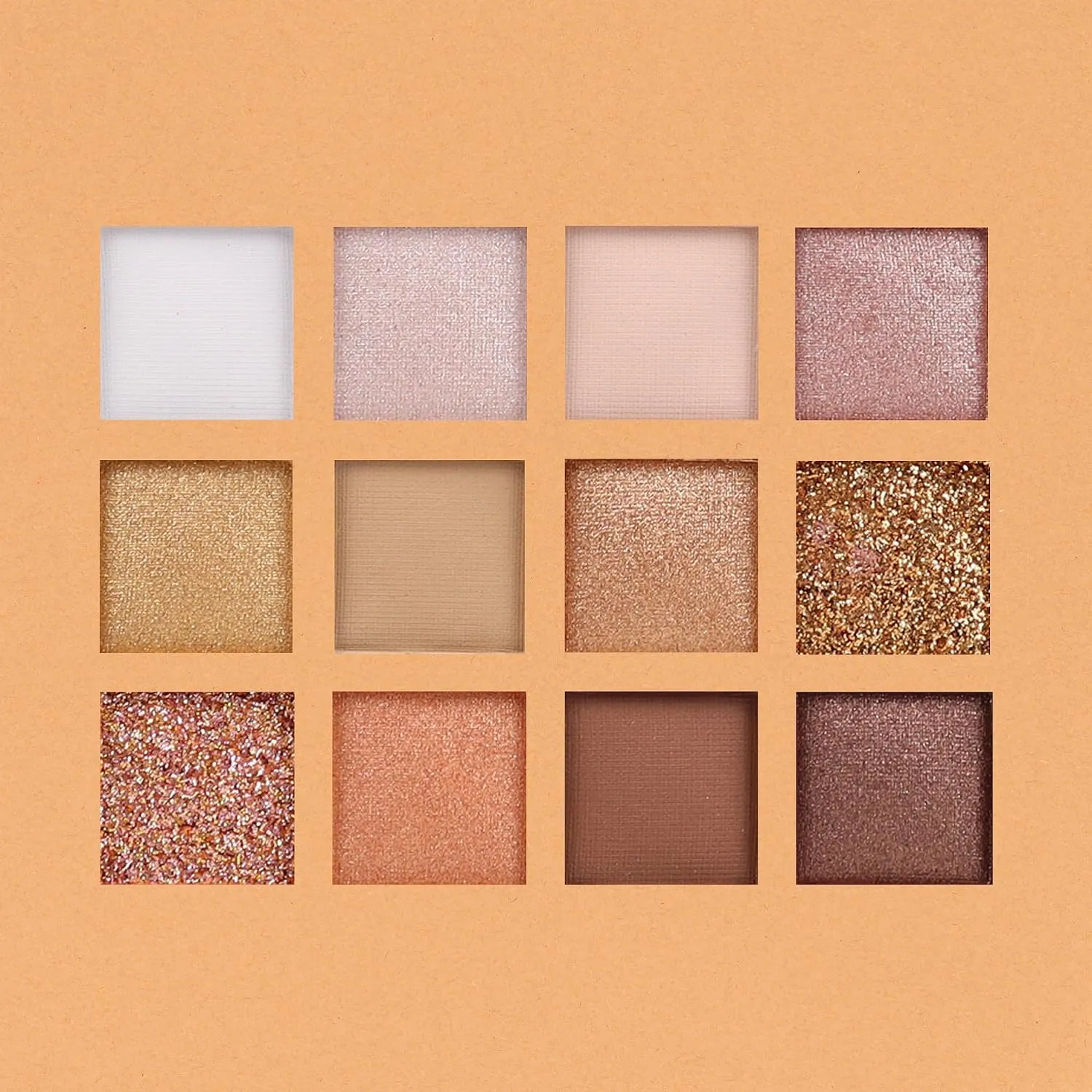 Seven Seas Color Balance Eyeshadow Palette | Matte,Shimmery & Glitter Eye Shadow Palette For Face Makeup (01, 24.4g) view 2