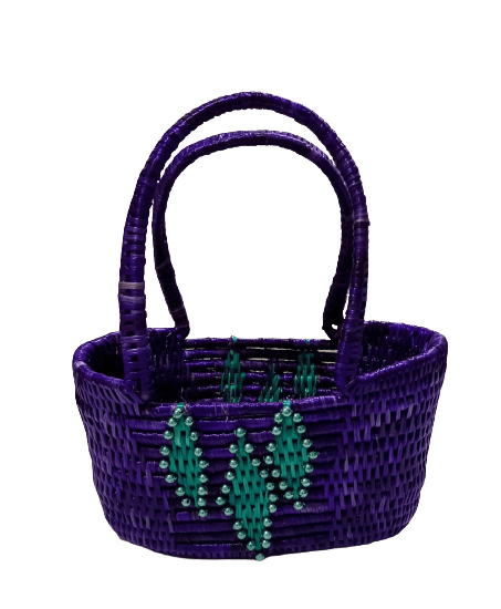 Eco-Frinedly blue color Basket Set view 2