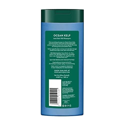 Biotique Ocean Kelp Anti Hair Fall Shampoo 180ml view 2