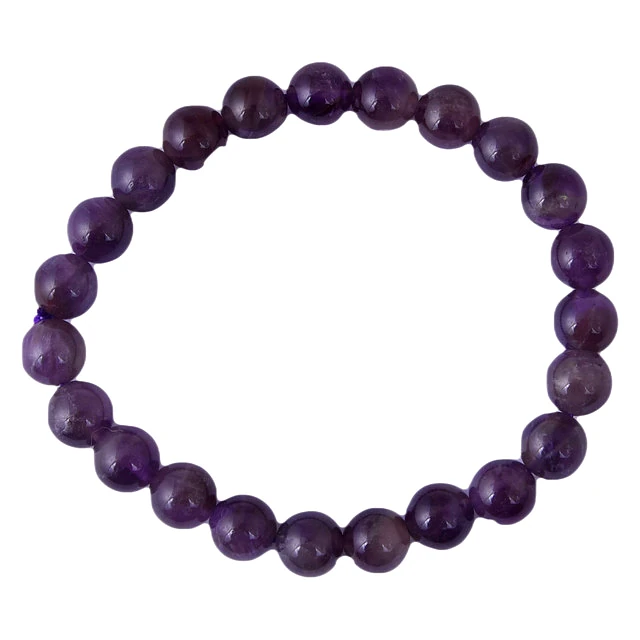 Amethyst Bracelet Healing and Vastu, Meditation, Protection Stylish Bracelet for Girls/Boys/Women(KI_132) by Krishna Impex view 2