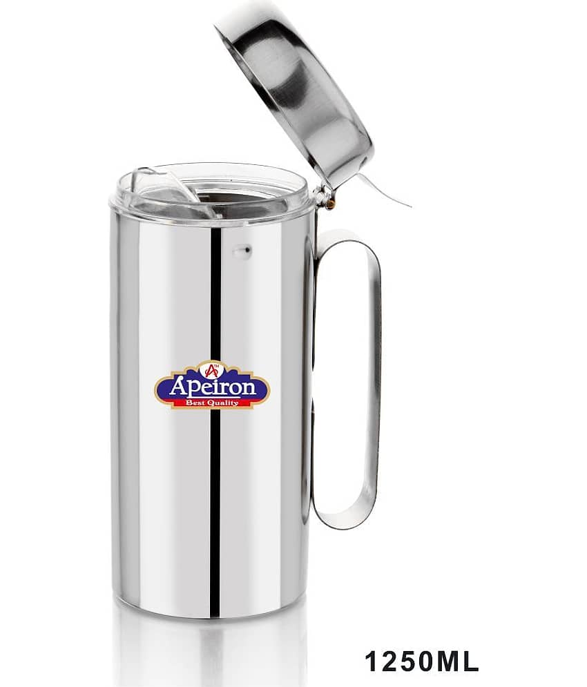 APEIRON Nozzle Can Steel Oil Container/Dispenser Set of 2 1250 mL view 2