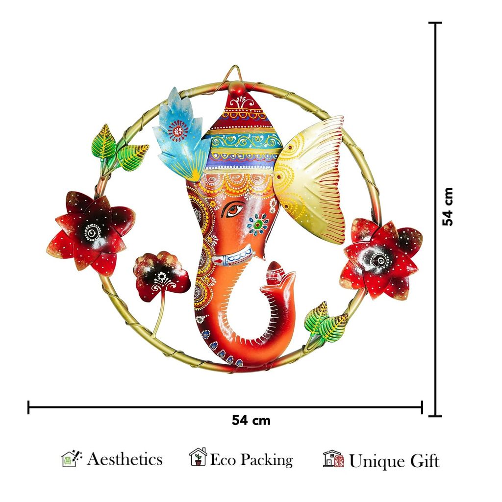 Shree Jagdamba Art Wall Hanging Decoration Item for Living Room, Bedroom | Rajasthani Wall Art Sculpture for Wall Decor | Perfect Wall Hanging for Home Decor, Sofa Wall Decor or Office Decor view 2