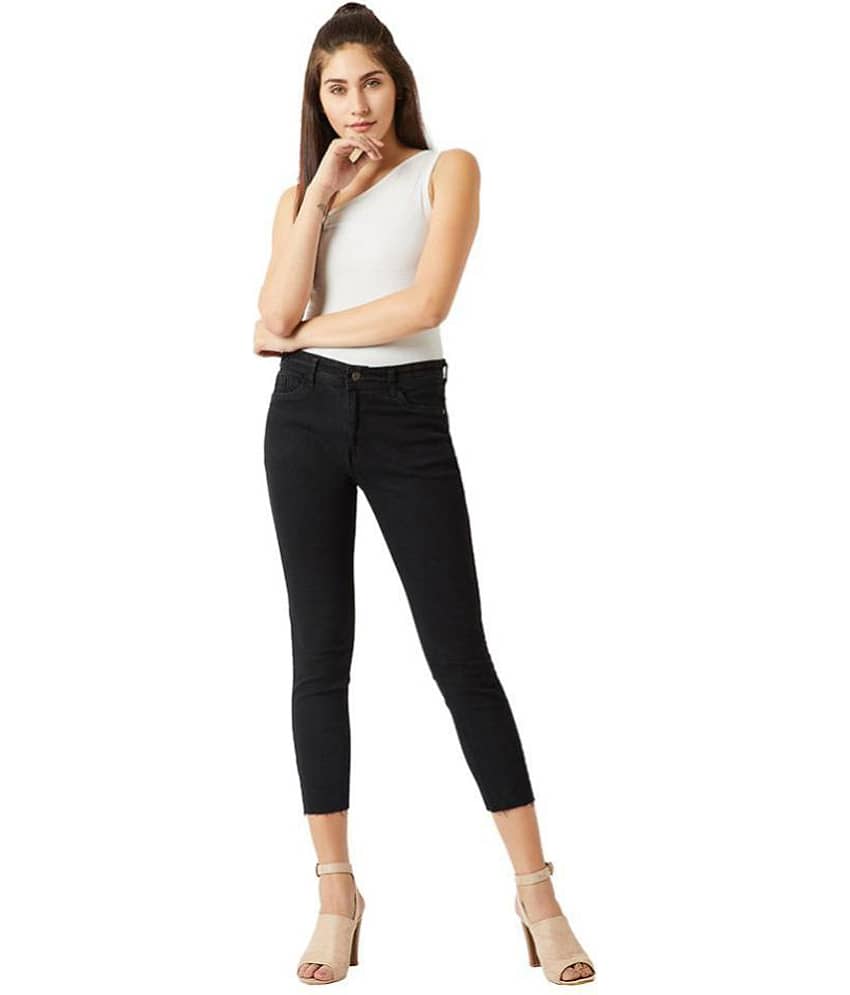 Miss Chase Cotton Jeans - Black view 2