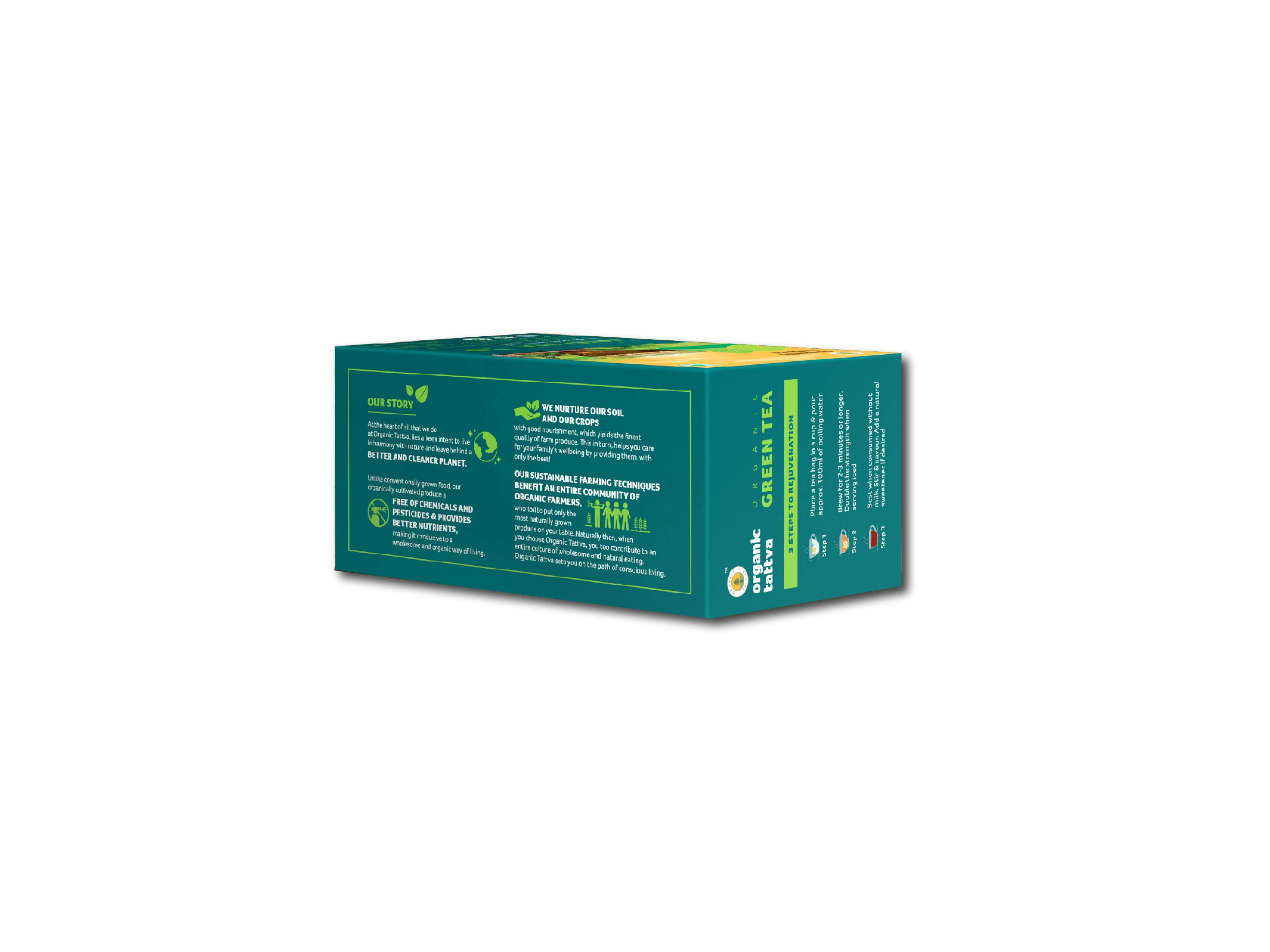 Organic Green Tea (20 teabags) 40g view 2