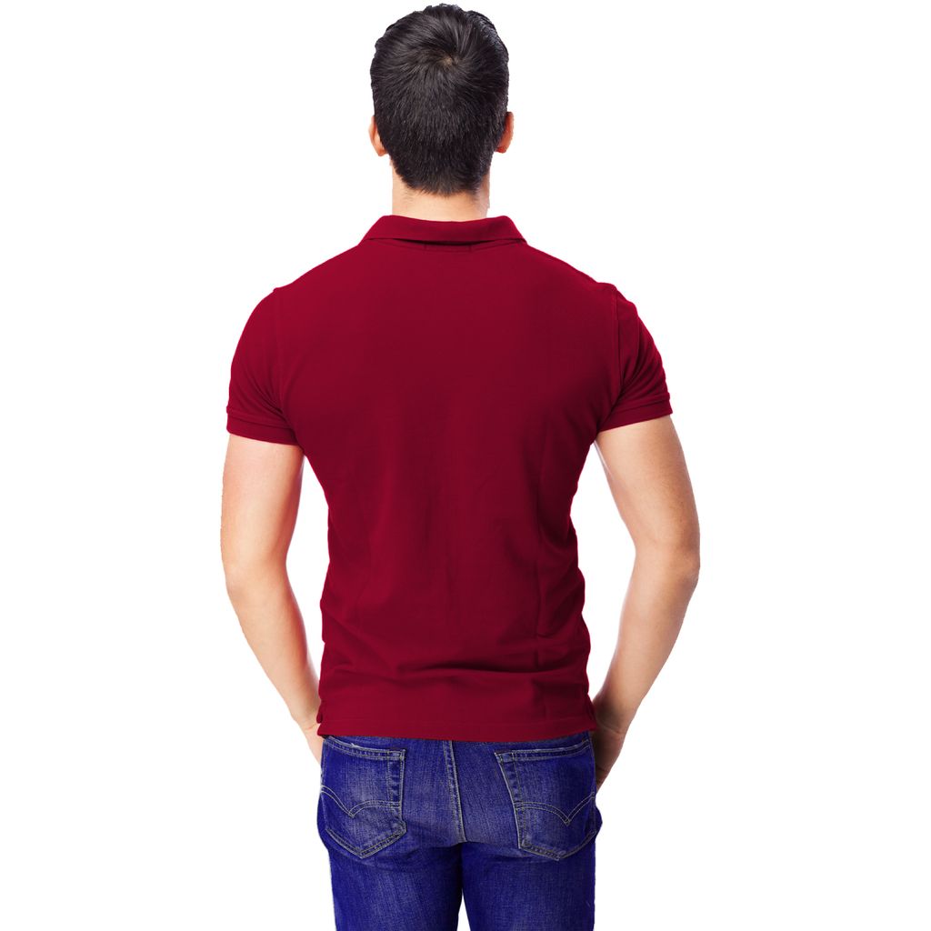 Tshirt for Men Cotton Plain Polo T Shirts For Men Half Sleeve Regular Fit Tshirts for Men Solid Collar T Shirts for Men view 2