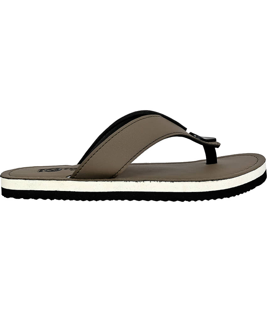 Cozy Wear Green Men's Thong Flip Flop view 2
