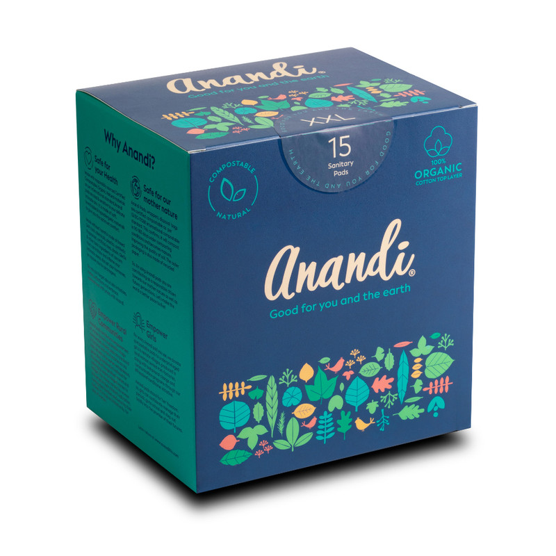 Anandi Sanitary Pads for Women 15 XXL Pads