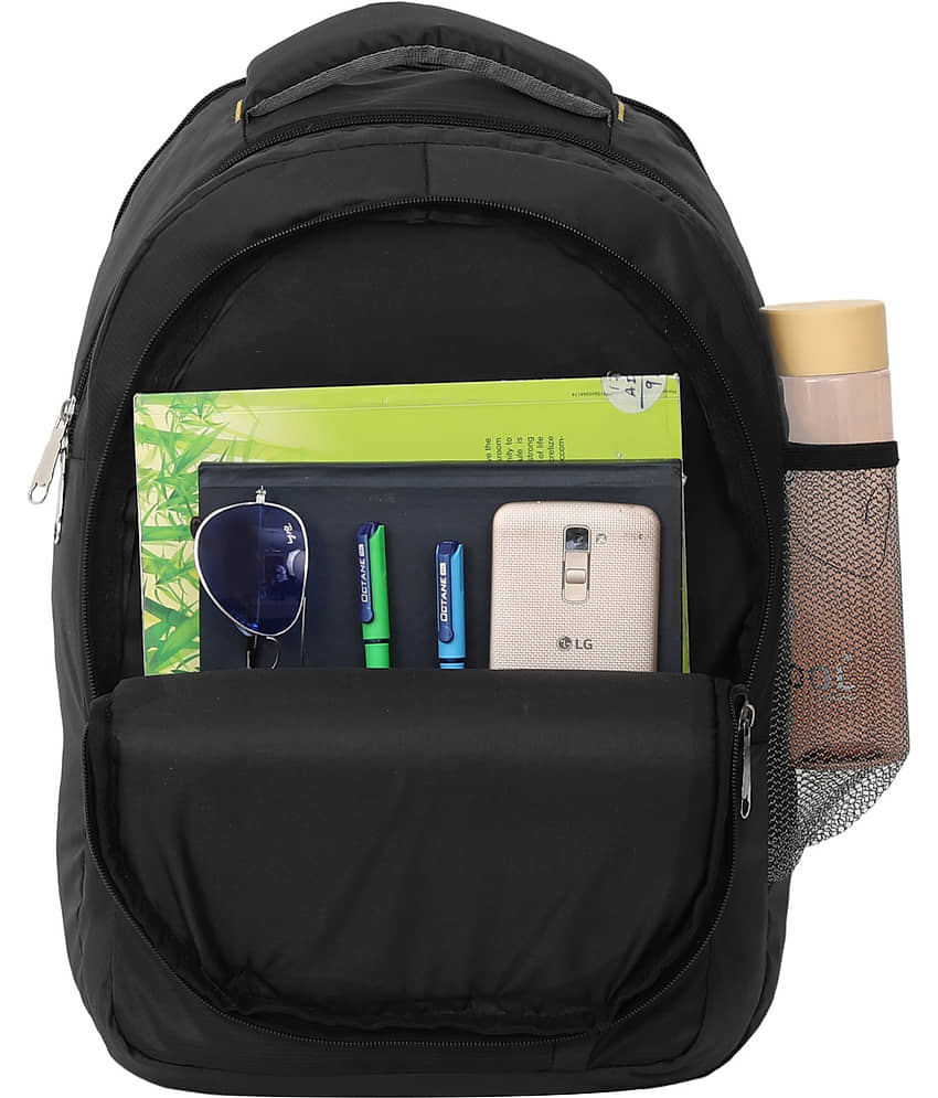 STYLATO Black Polyester Backpack ( 30 Ltrs ) view 2