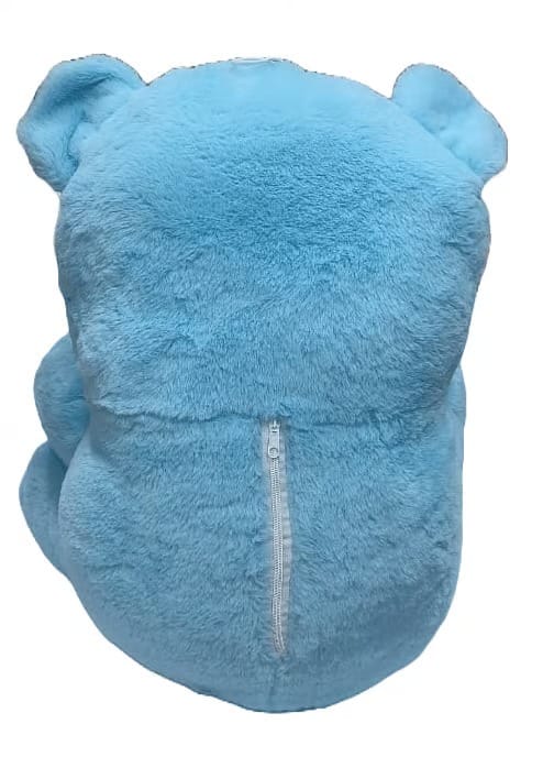Giant Blue Teddy Bear view 2