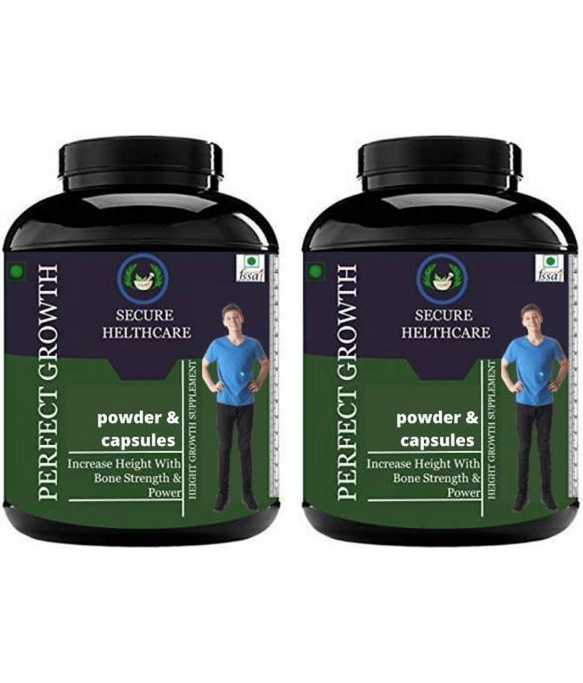 Secure Healthcare Perfect Growth Chocolate flavor 0.2 kg Powder Pack of 2