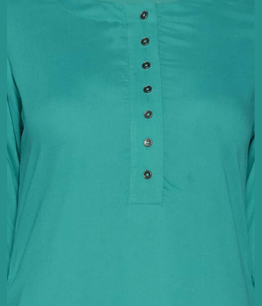 Pistaa - Orange Viscose Women's Asymmetrical Kurti ( Pack of 1 ) view 2