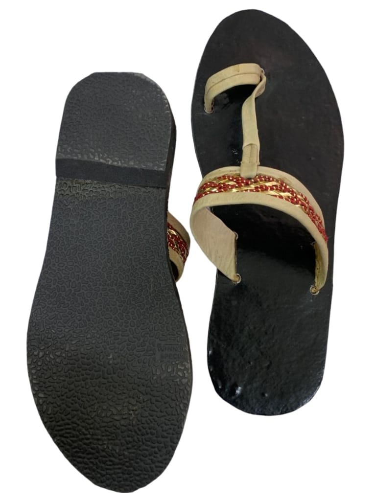 Handmade Leather Slipper for Women view 2
