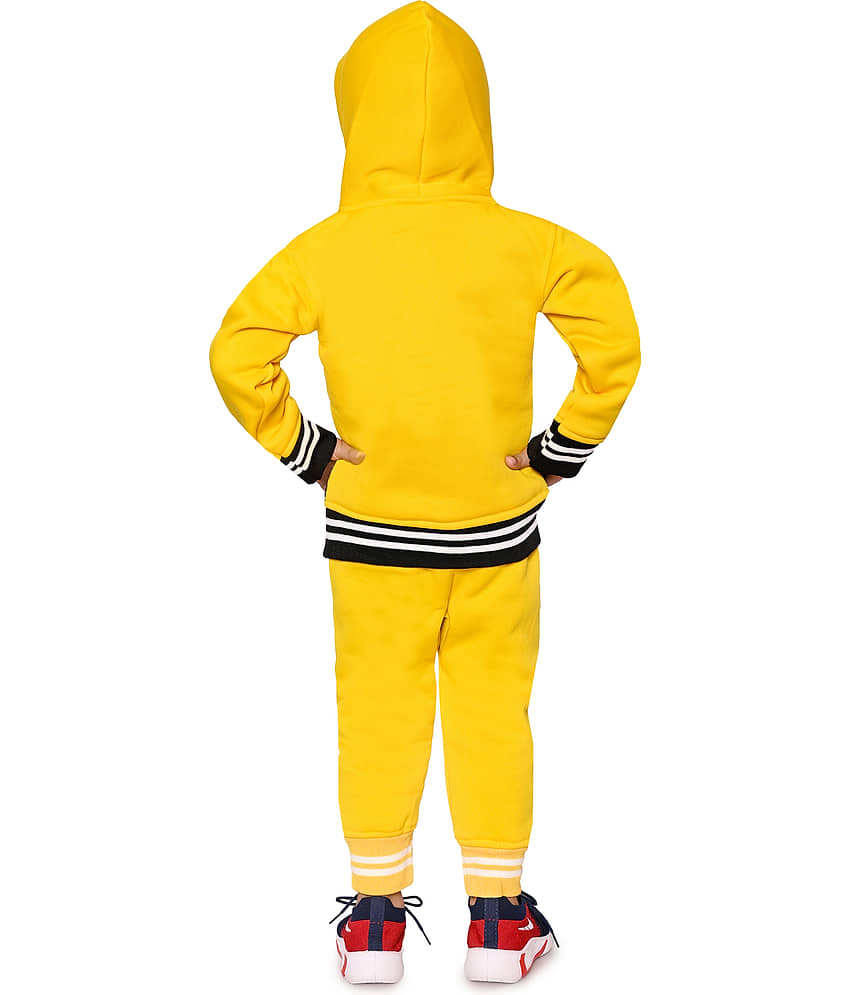 New Collection Pack of 1 Boys Polyester Cardigan Sweater ( Yellow ) view 2
