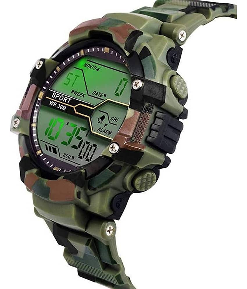 Harbor Multicolor Resin Digital Men's Watch view 2