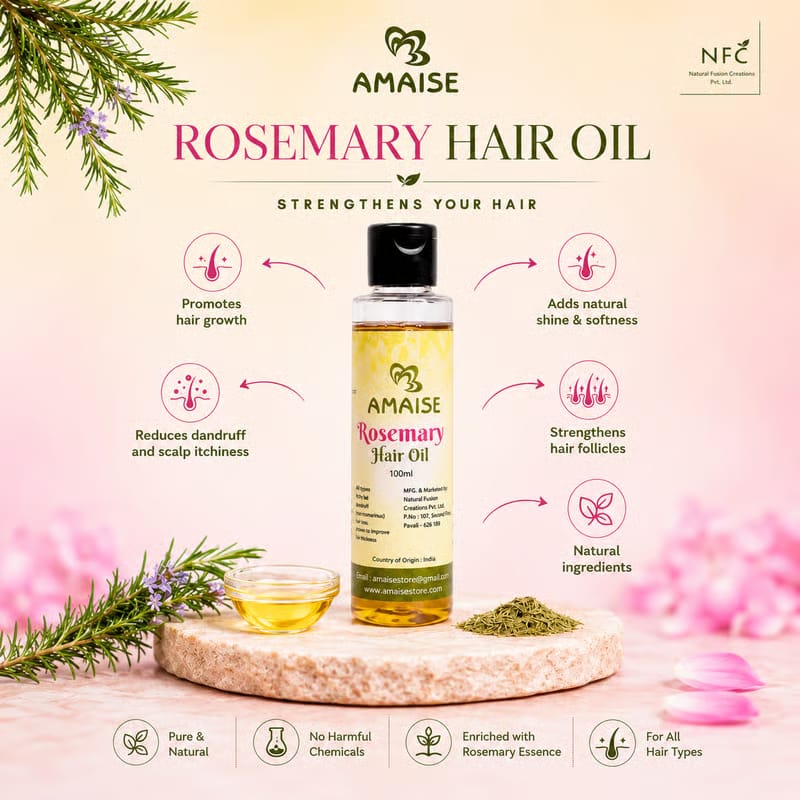 Amaise Rosemary Hair Oil 100 ml view 2