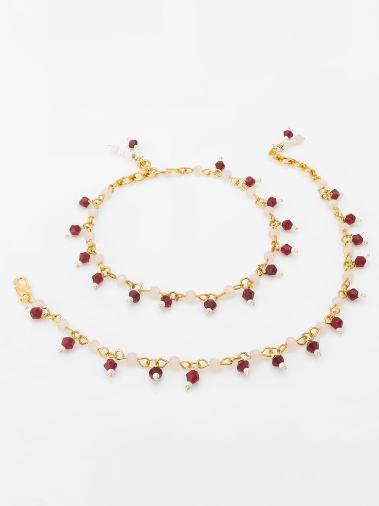 Morison Ethnic Silver Anklet Traditional Design, Modern Appeal view 2