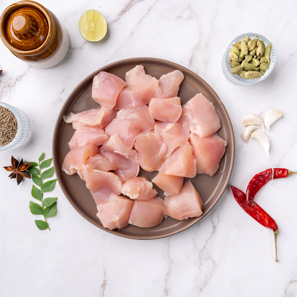 Boneless Chicken Curry Cut 250 Gms