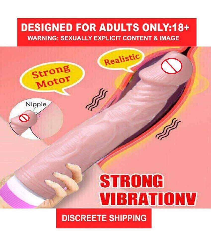Way Of Pleasure 9 Inch Vibrating Dildo Clit Vibrator Stimulator, Realistic Pe*nis Sex Toy for women- Sex tantra