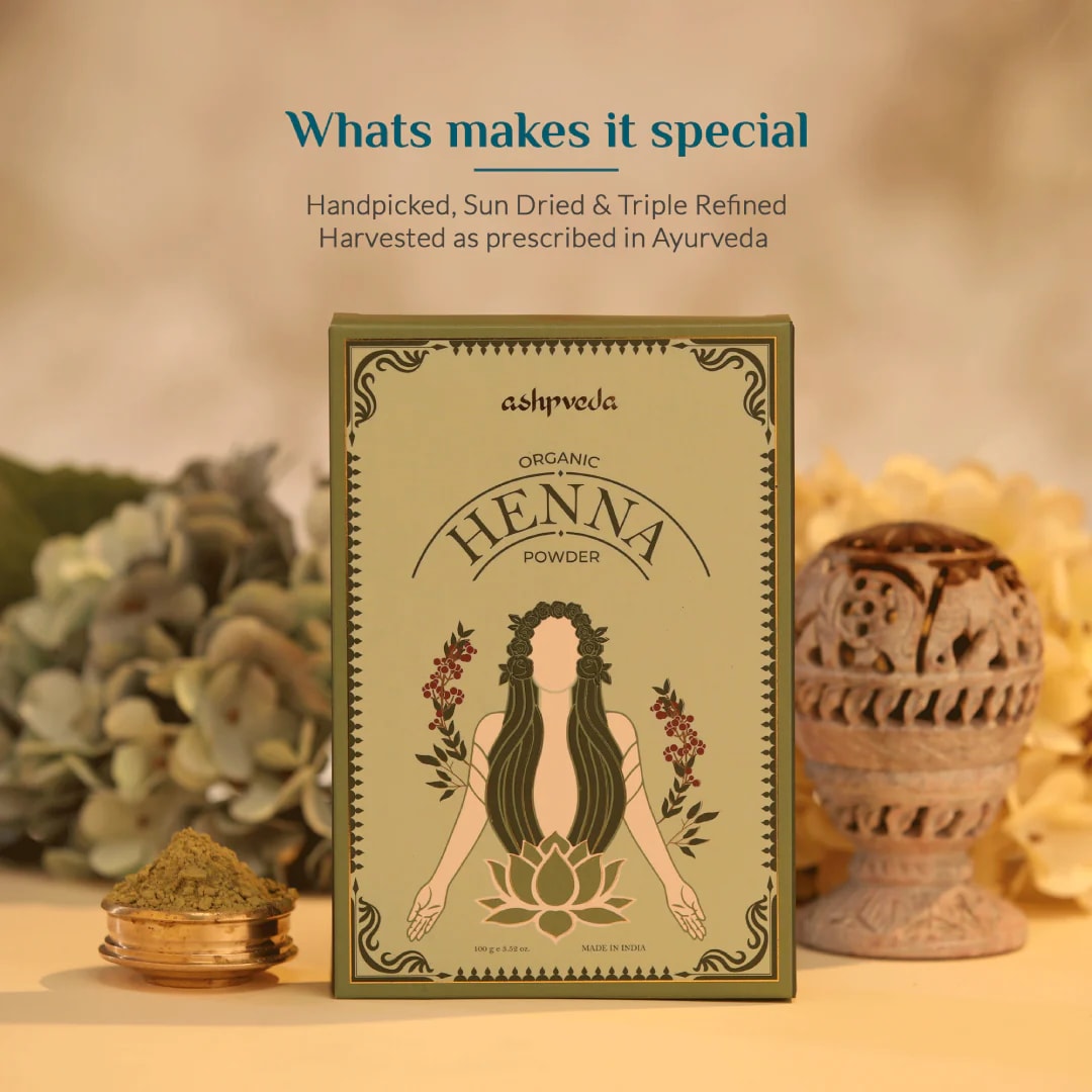 ashpveda Organic Henna Powder view 2