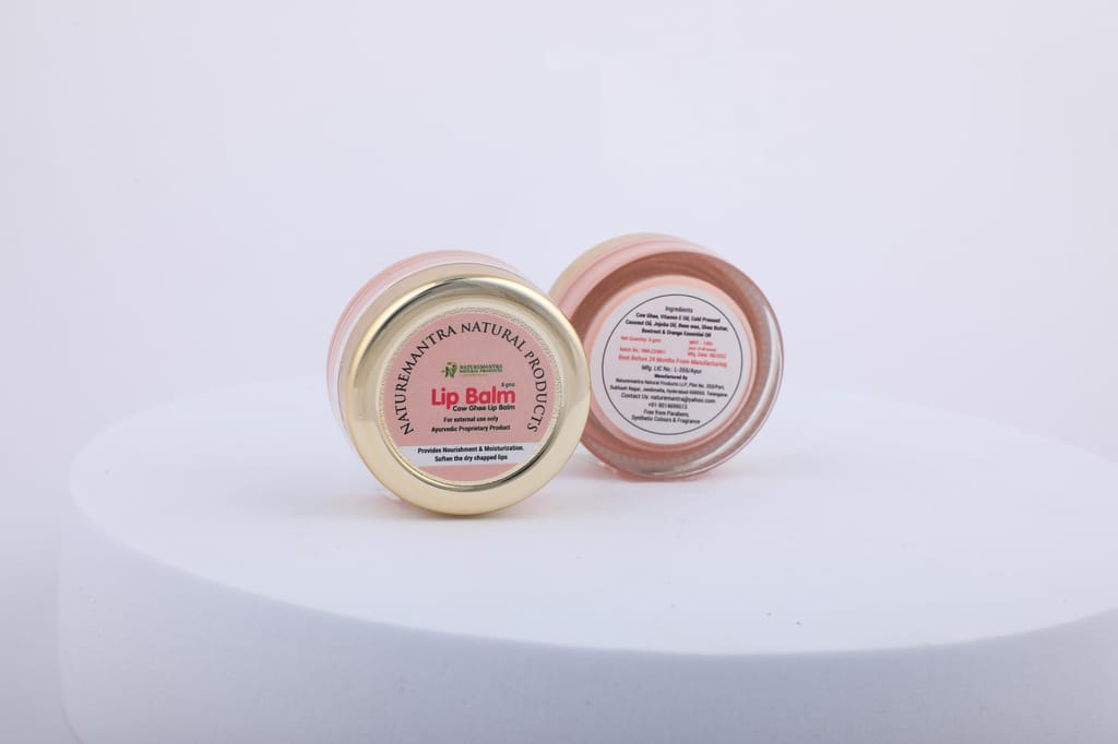 NATUREMANTRA NATURAL PRODUCT Lipbalm with the goodness of Cow Ghee- Paraben Free Pack of 1 (8gm) view 2