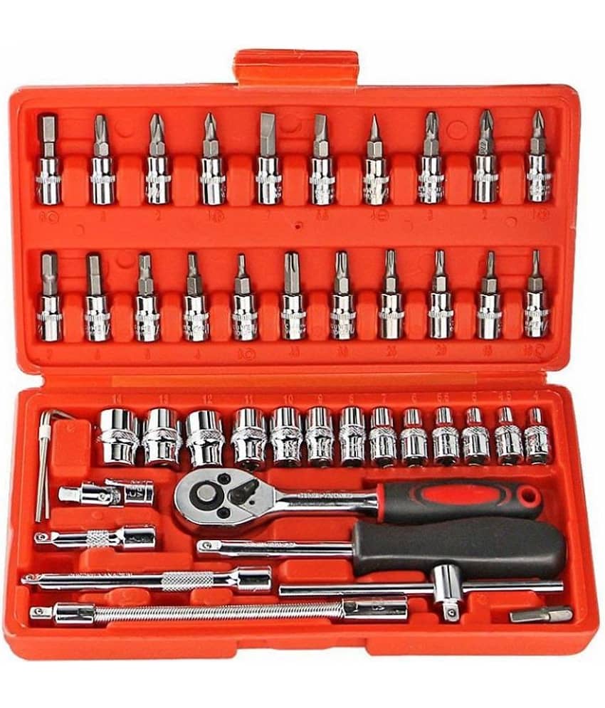 RG 46 in 1 Pcs Tool Kit & Screwdriver and Socket Set Multi Purpose Combination Tool Case Precision Socket Set view 2