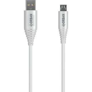 Orban USB Type-A to Micro USB 18W Fast Charging Cable Durable PVC Mold 1.2M Length High-Speed Data Transfer view 2