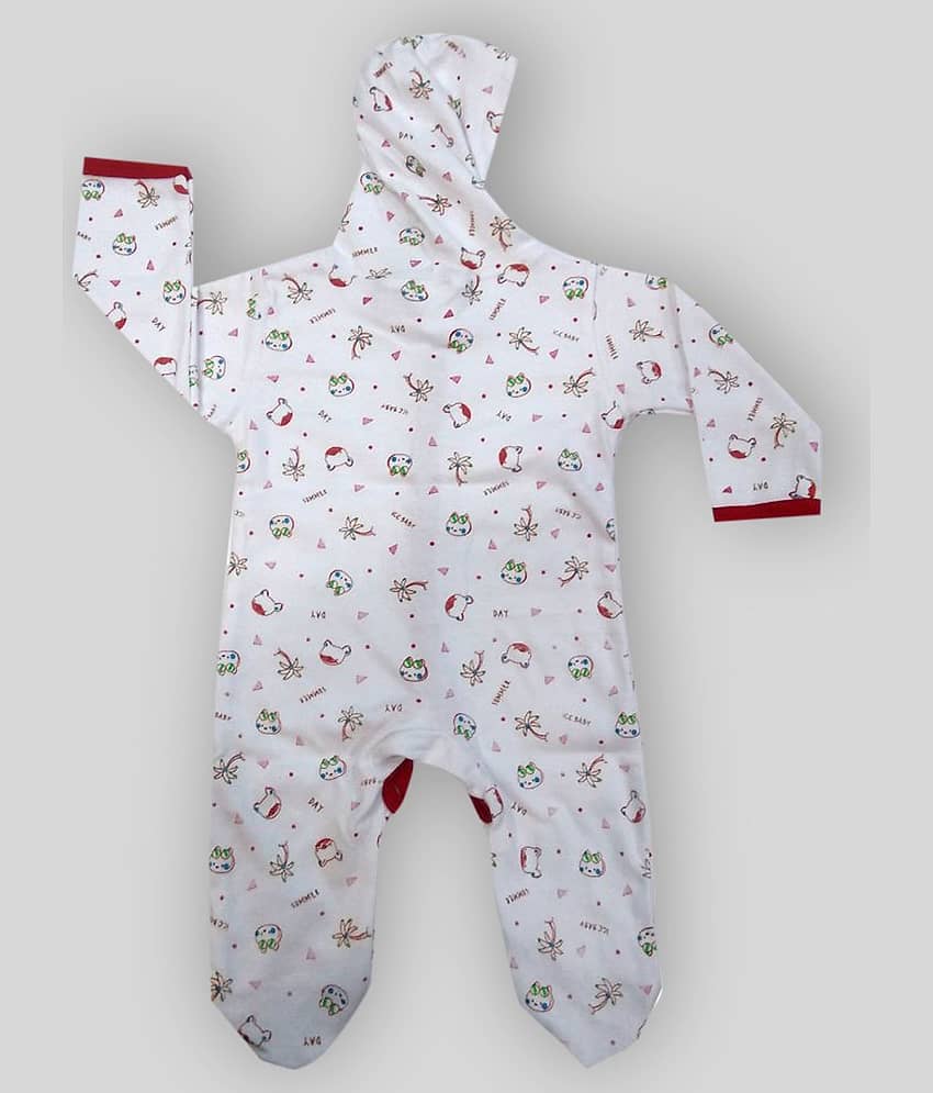INFANT Pack of 1 Unisex for Baby Cotton Bodysuit ( Red ) view 2