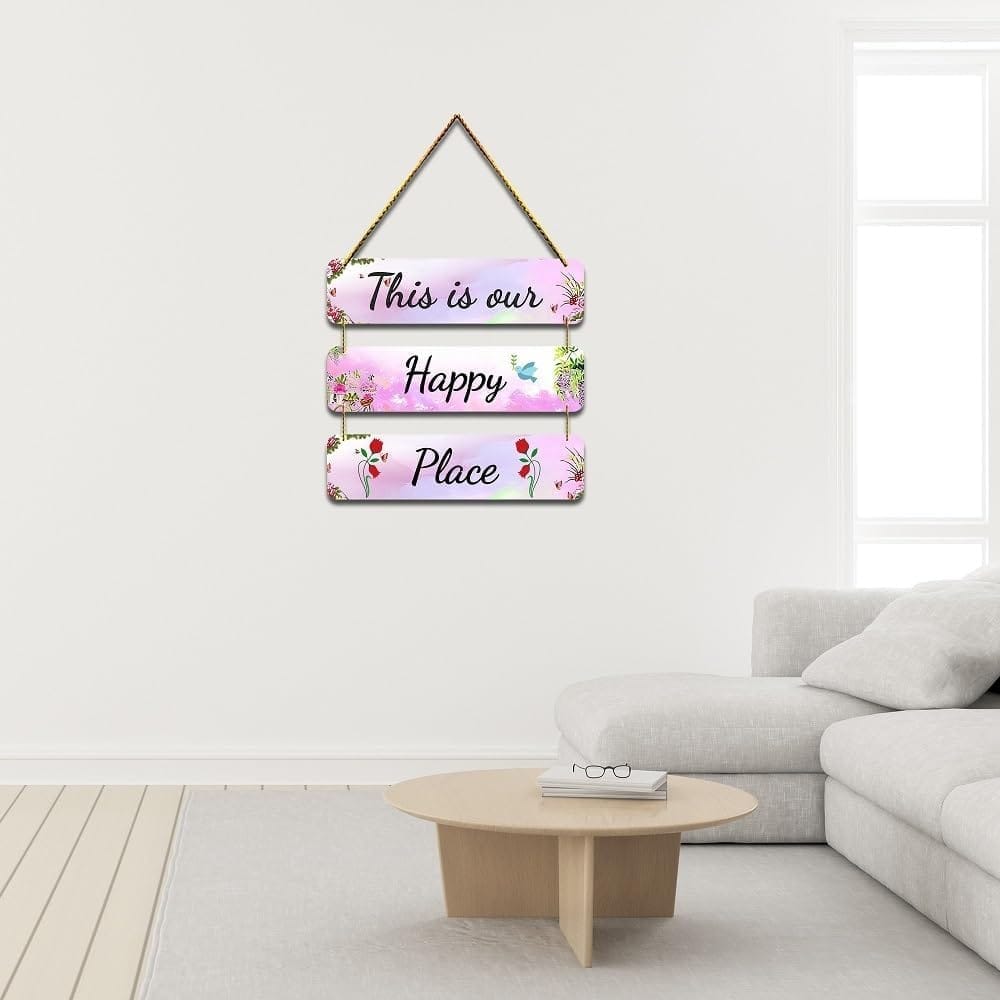 Wall Hangings for Home Decoration Items for Living Room Decor Welcome Home Wall Hanging for Home Office Decoration Handmade Craft Decorative Wall Art (WH2211) view 2