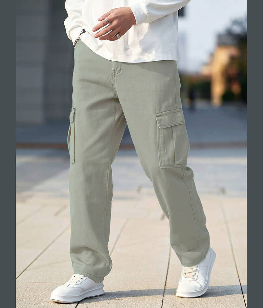 RAGZO Relaxed Solid Men's Jeans - Light Green ( Pack of 1 ) view 2