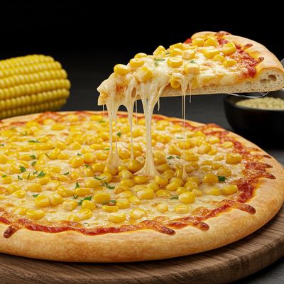 Corn Cheese Pizza