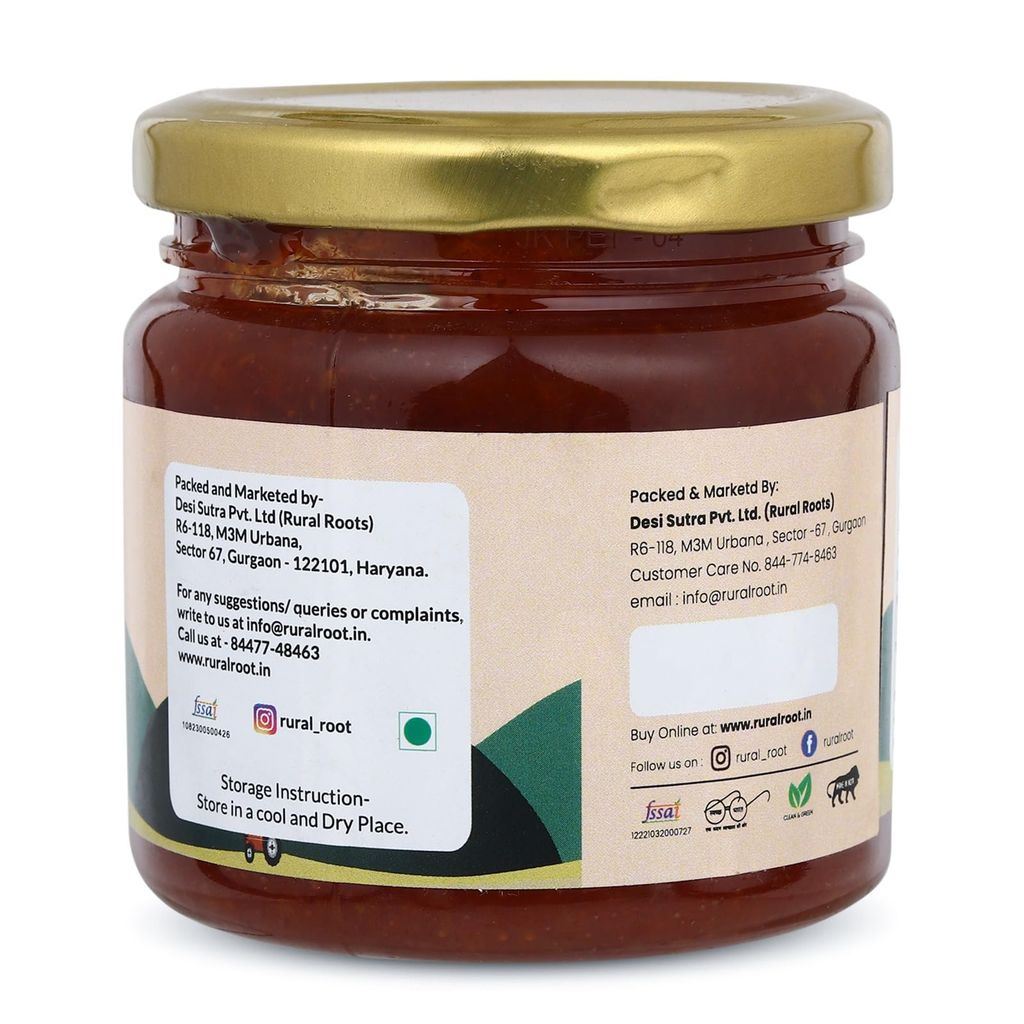 Rural Roots Nimbu Chutney 250g - Tangy Lemon Pickle, Homemade Style, Traditional Indian Condiment, Zesty Flavor, Perfect with Meals view 2