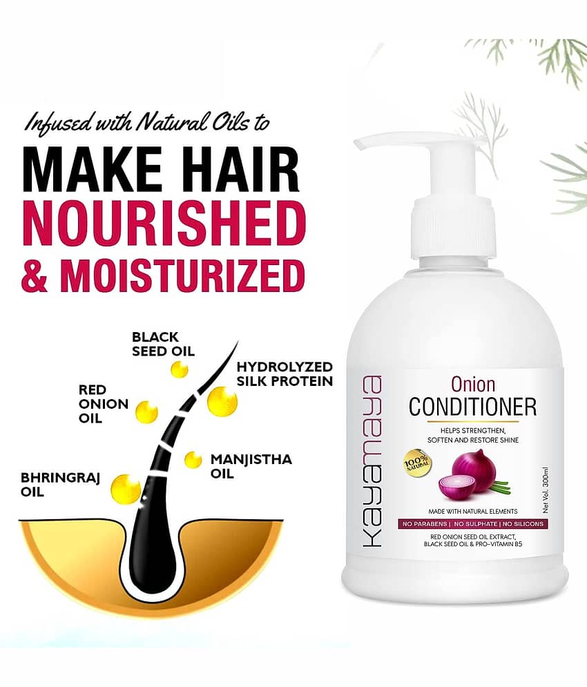 Red Onion Conditioner for Hair Growth & Hair Fall Control - Paraben & Sulphate Free Conditioner view 2