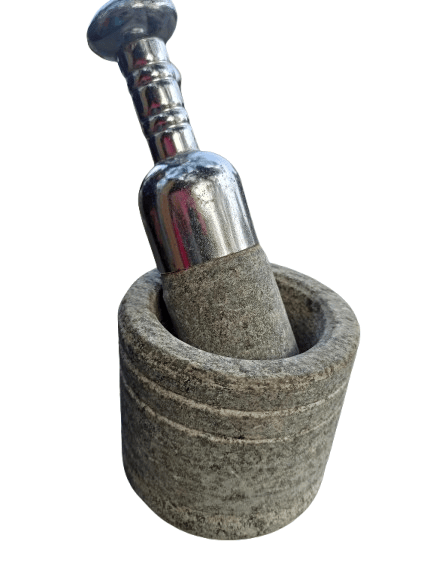 Granite Mortar and Pestle view 2