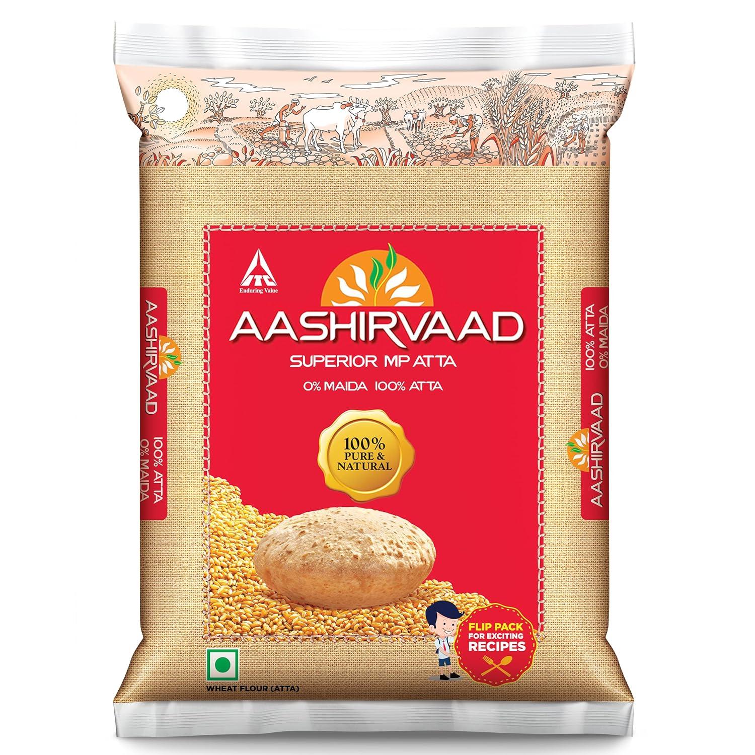 AASHIRVAAD SUPERIOR 500GM MP ATTA view 2