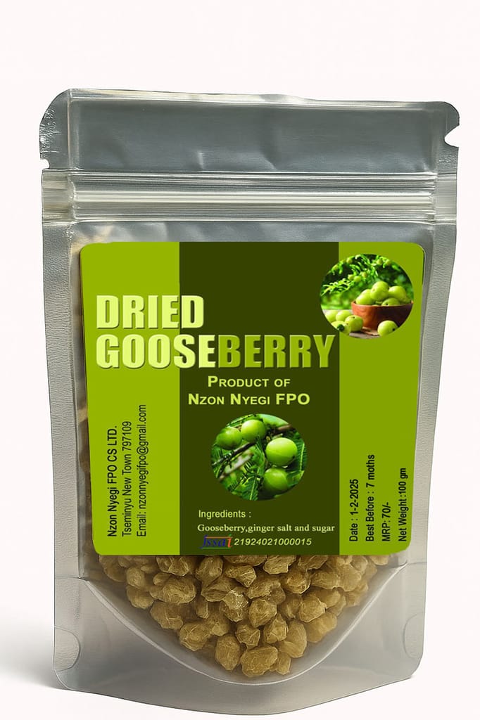 Dried gooseberries view 2