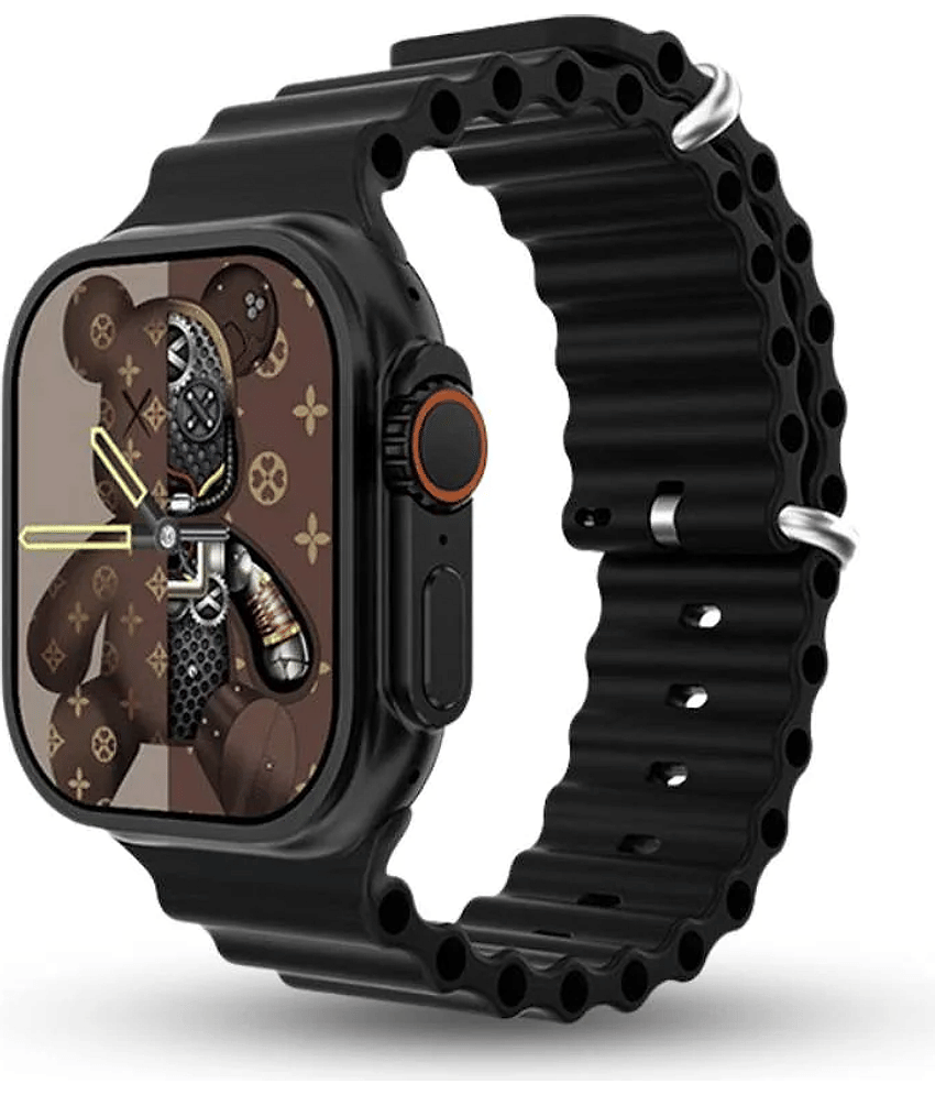 VENKAT ZONE IPS BT Calling Upto 1-2 days Smart Watch Black