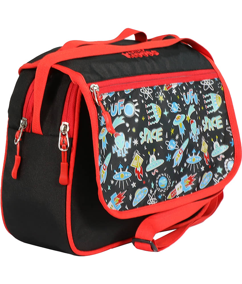Smily Kiddos Black Messenger Bag view 2