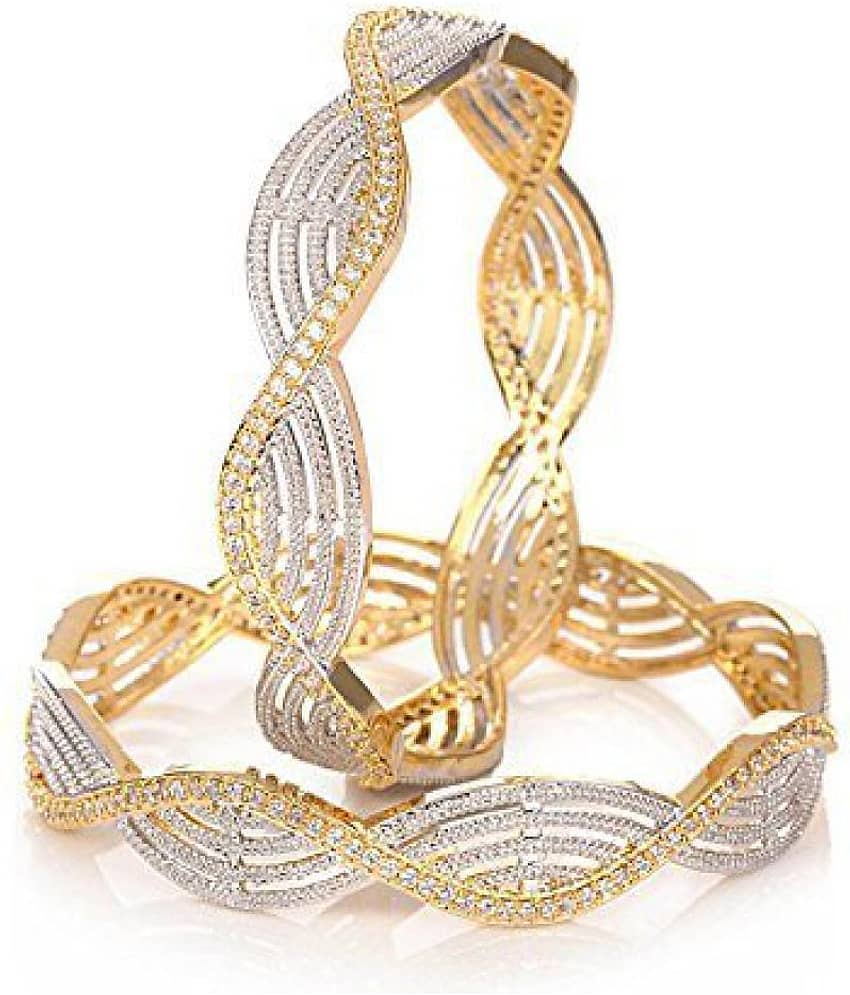 YOUBELLA Gold Bangle Set ( Pack of 1 ) view 2