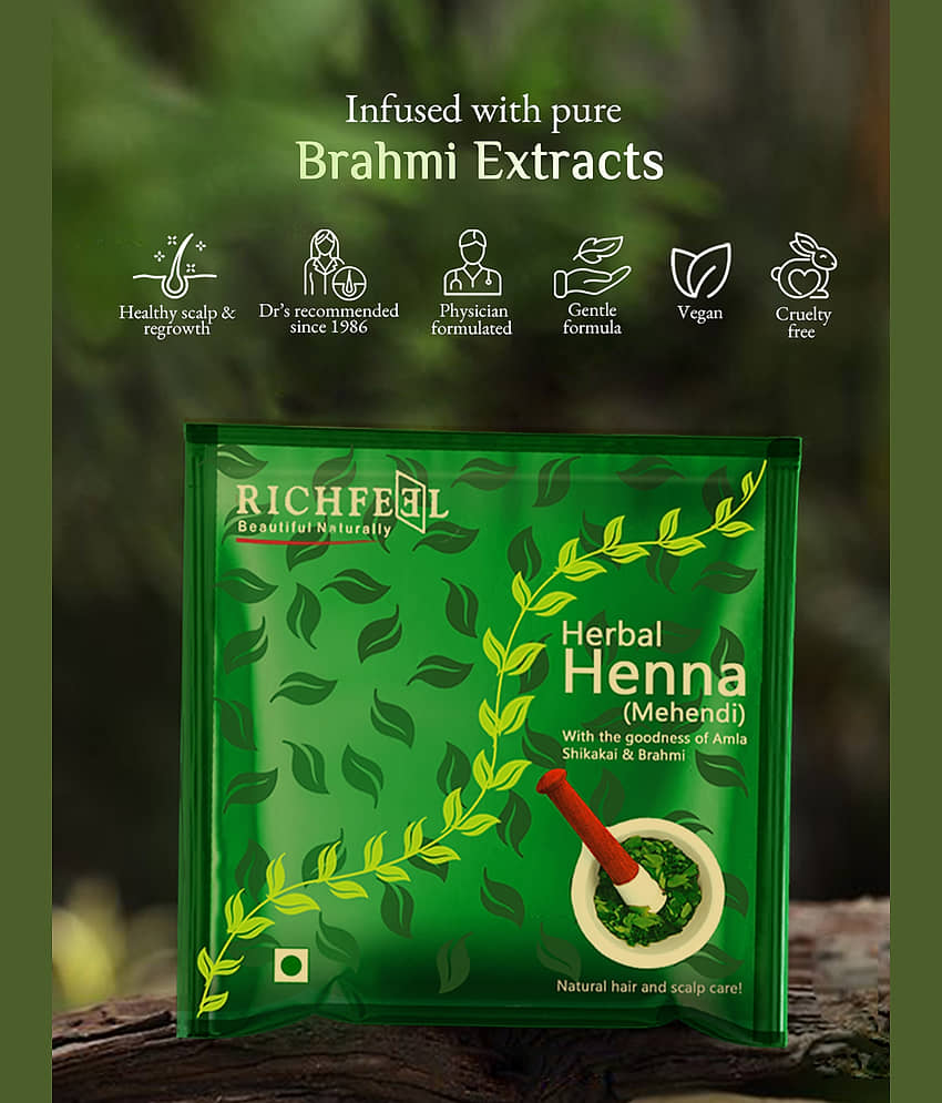Richfeel Henna Mehendi 100 Gms Pack of 7 view 2
